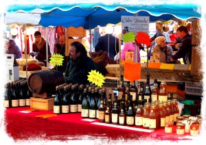 The Wine Vendor's Stall