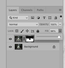 Choose layer opacity